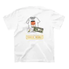 いちはる👩‍🦲COLEYO Inc.／京都にいる野生のデザイナ〜のタッチTシャツ（MONEY YELLOW） スタンダードTシャツの裏面