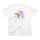 植物の絵師「洋子」の店のピンクのつつじ スタンダードTシャツの裏面