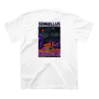 Shameful-DadのSEMIELLUS red スタンダードTシャツの裏面