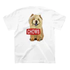 【CHOWS】チャウスの【CHOWS】チャウス スタンダードTシャツの裏面