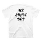 ICE SHAVE BOYのロゴ スタンダードTシャツの裏面