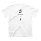 shiga-illust-sozai-goodsの信楽焼 たぬき 背面 〈滋賀イラスト素材〉 Regular Fit T-Shirtの裏面