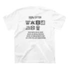 konbu_dashiの洗濯 Regular Fit T-Shirtの裏面