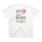 TEN HAGIWARA OFFICIAL GOODS SITEのたまにはまんてんにさせてもろて スタンダードTシャツの裏面