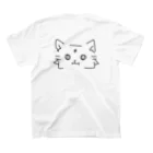 NightSky ShopのNeko.Cat. Regular Fit T-Shirtの裏面