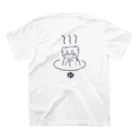 YOU THE WORLd 1号店のPop & Bitter Sweet Bear No.0 いい湯だな～♨ スタンダードTシャツの裏面