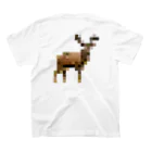 PITTEN PRODUCTSのPIXEL_ANIMAL_03(DEER) スタンダードTシャツの裏面