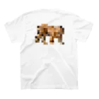 PITTEN PRODUCTSのPIXEL_ANIMAL_05(TIGER) スタンダードTシャツの裏面