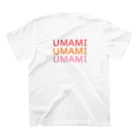 YAMAMOTO-NO-UMAMIの山本ペンギン&UMAMI スタンダードTシャツの裏面