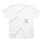 candyshopの【ホワイト】月餅アイドルTシャツ Regular Fit T-Shirtの裏面