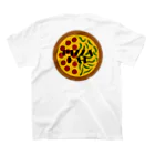 Cheesesのpizza スタンダードTシャツの裏面