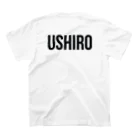 ○△□。のMAE&USHIRO(前後) Regular Fit T-Shirtの裏面