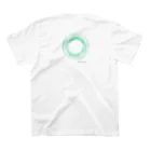 mamy's crystal colorのWaveシリーズ　green スタンダードTシャツの裏面