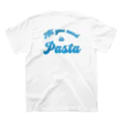 PastabuのAll you need is Pasta ※パスタは地球を救う スタンダードTシャツの裏面