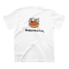 旅猫王子れぉにゃん👑😼公式(レイラ・ゆーし。)の(表裏プリント)どら焼きれぉにゃん☆Ｔシャツ スタンダードTシャツの裏面