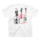 pfwのTeam Unicorn（ロゴ入り） スタンダードTシャツの裏面