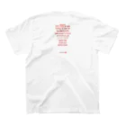 Cafe Lounge & Library pratimākrrm cĥā -ゆるやかな彫刻-のリップ💋 スタンダードTシャツの裏面