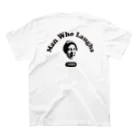 Man Who LaughsのMWLサークルロゴ Regular Fit T-Shirtの裏面