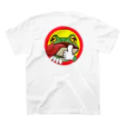 Crazyfrogのカエルグッズ スタンダードTシャツの裏面