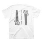 tukky_musicsawの黒色Tシャツ0513 スタンダードTシャツの裏面