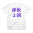 IGZIST hNtの大人気　深夜２時服 スタンダードTシャツの裏面