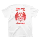 zodiac signの虎 Regular Fit T-Shirtの裏面