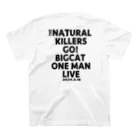 THENATURALKILLERSオンデマンドのBIGCAT応援宣伝グッズ　文字色黒 Regular Fit T-Shirtの裏面
