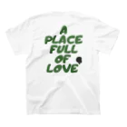 miraishoppのa place of love Regular Fit T-Shirtの裏面