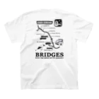 HAJIME73のASAKWA BRIDGES（バックプリント） Regular Fit T-Shirtの裏面