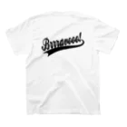 Brrravooo! SucculentsWorksCraftのBrrravooo!オリジナルロゴT BK スタンダード Regular Fit T-Shirtの裏面