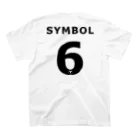 antartのsymbolナンバー６ スタンダードTシャツの裏面