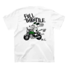 Hej-HejのVICTOR FULL THROTTLE スタンダードTシャツの裏面