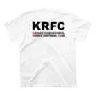 KRFC：狛江高校ラグビー部のKRFC：Komae Ball x BK スタンダードTシャツの裏面