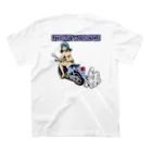 GorontaMotorsのLet's enjoy motorcycle Regular Fit T-Shirtの裏面