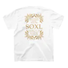 クラーケンデザインのSOXLグッズ スタンダードTシャツの裏面