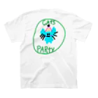 あっぷるぱいしょっぷのCats Party スタンダードTシャツの裏面