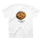 maron___のぷちシリーズ　チョコチップクッキー（バックプリントあり） スタンダードTシャツの裏面