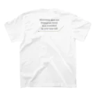 線点素／sentenceのモチベ Regular Fit T-Shirtの裏面