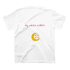 浪漫千代（ロマチョんの店）のMy white rabbit スタンダードTシャツの裏面