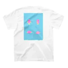 ながまるくんの色々な角度のながまるくん（背中） スタンダードTシャツの裏面