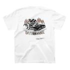 Y's tattoo Laboのtattoo garage スタンダードTシャツの裏面