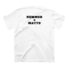 さいごーずプロレスのHUMMER×MATTU公式アイテム スタンダードTシャツの裏面