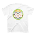 mai_illust_boxの「地元民にゃ」白猫（お助けし隊あにまるず） スタンダードTシャツの裏面