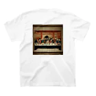 GOKURAKU FINE ARTS Official Online StoreのThe Last Supper TEE (white) スタンダードTシャツの裏面