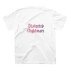 群青のサキュバス【Distorted Nightmare】テッポウユリ スタンダードTシャツの裏面