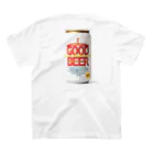 ザ・おめでたズ商店 SUZURI支店のGOOD BEER Tシャツ SUZURI版 Regular Fit T-Shirtの裏面