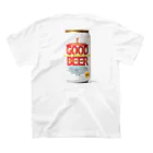 ザ・おめでたズ商店 SUZURI支店のGOOD BEER Tシャツ SUZURI版 スタンダードTシャツの裏面