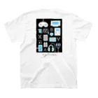 すいみーのMYTIMEぶらっく（背面プリント） スタンダードTシャツの裏面