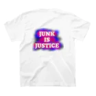 kare-kakifuraiのJUNK IS JUSTICE(ジャンクは正義) スタンダードTシャツの裏面