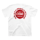 BlueBeat SkateRetailのnot a crime2　スケボー スタンダードTシャツの裏面